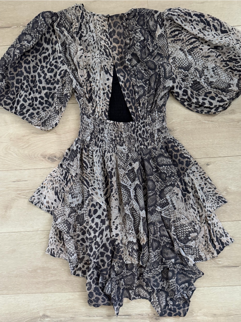 Allsaints Ciara Noche Mini Dress US 2 NWT - Picture 7 of 8